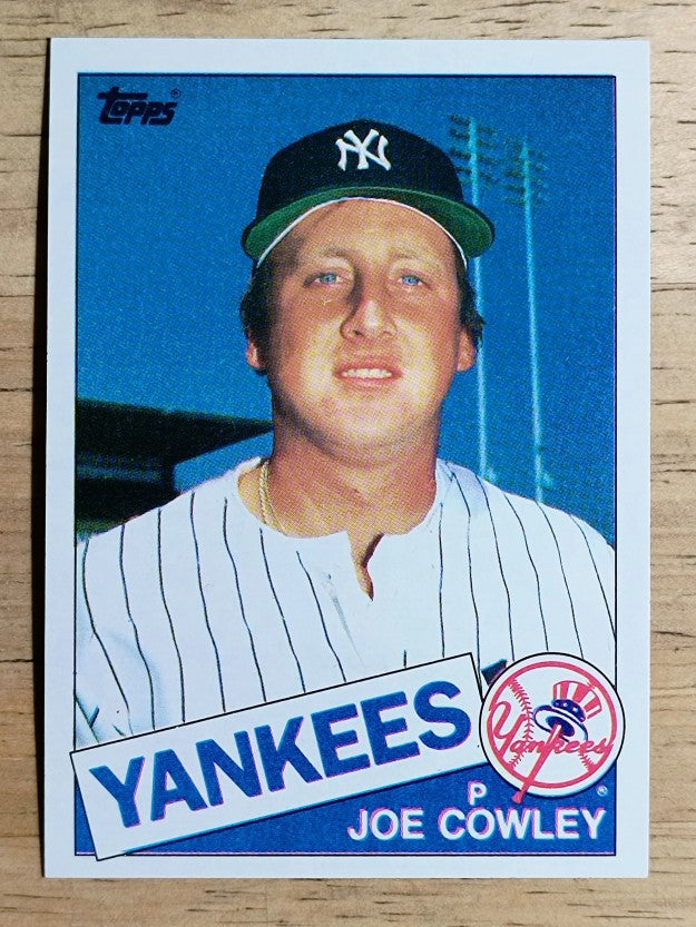 1985 Topps #769 Joe Cowley
