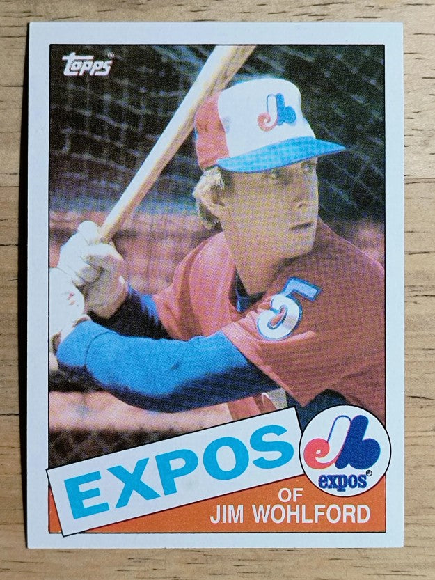 1985 Topps #787 Jim Wohlford