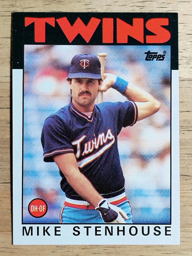 1986 Topps #17 Mike Stenhouse