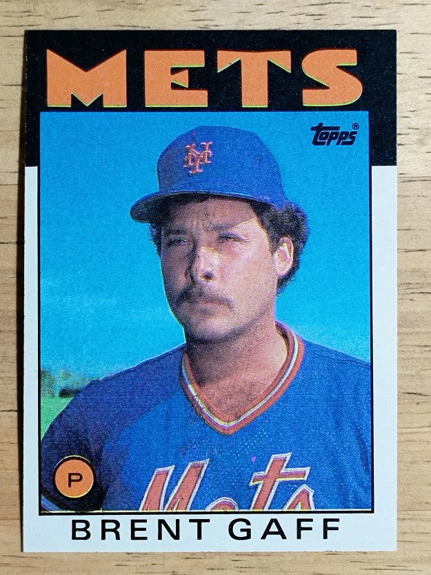 1986 Topps #18 Brent Gaff