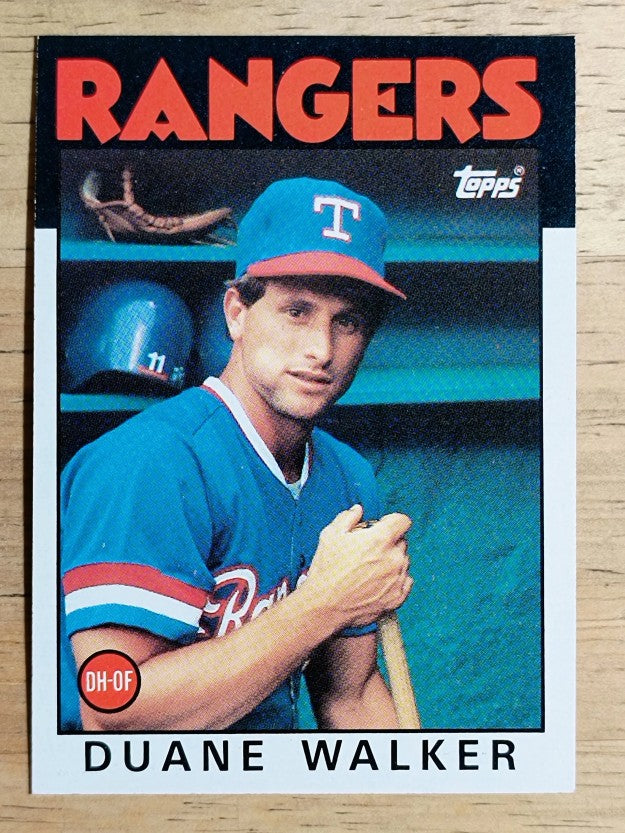 1986 Topps #22 Duane Walker