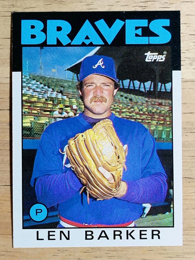 1986 Topps #24 Len Barker