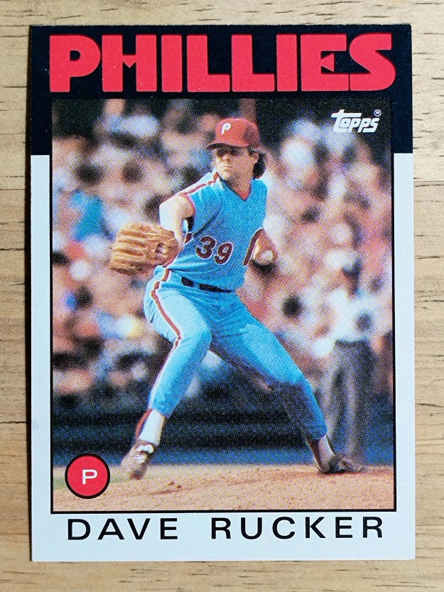 1986 Topps #39 Dave Rucker