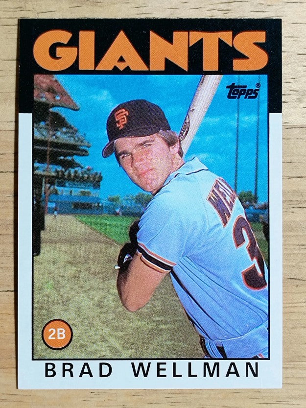 1986 Topps #41 Brad Wellman