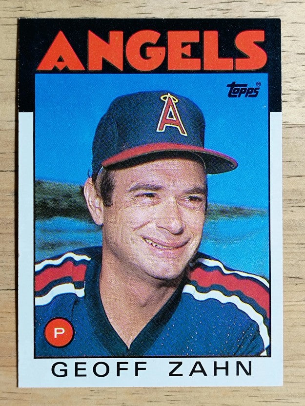 1986 Topps #42 Geoff Zahn