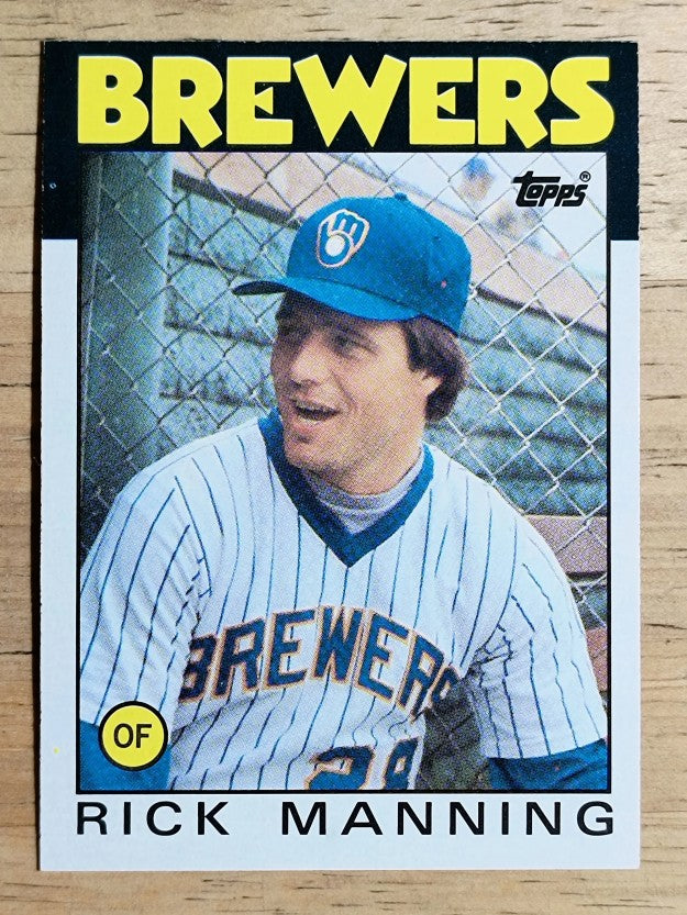 1986 Topps #49 Rick Manning