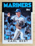 1986 Topps #61 Karl Best