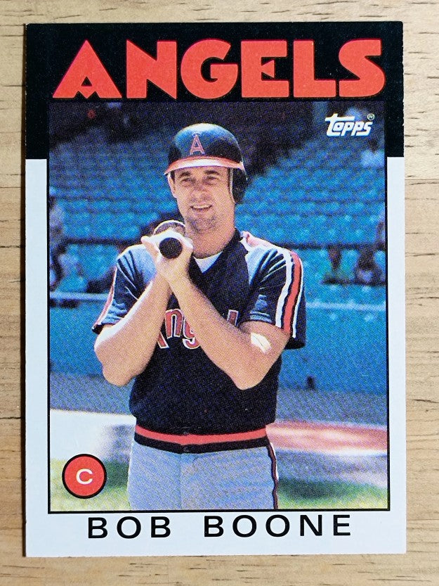 1986 Topps #62 Bob Boone