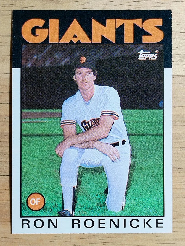 1986 Topps #63 Ron Roenicke