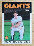 1986 Topps #63 Ron Roenicke