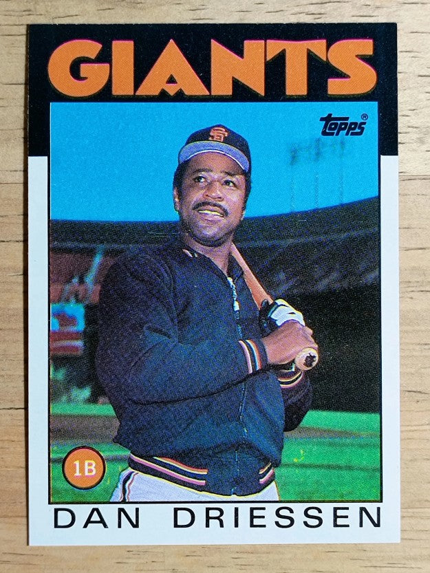 1986 Topps #65 Dan Driessen
