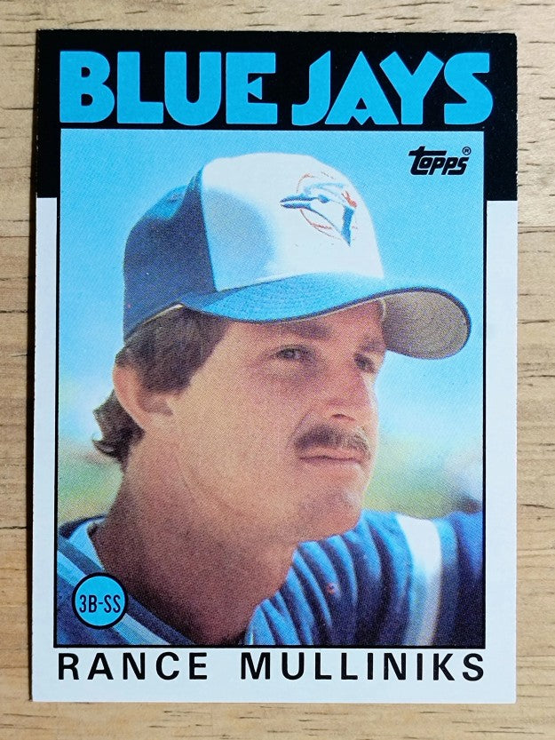 1986 Topps #74 Rance Mulliniks
