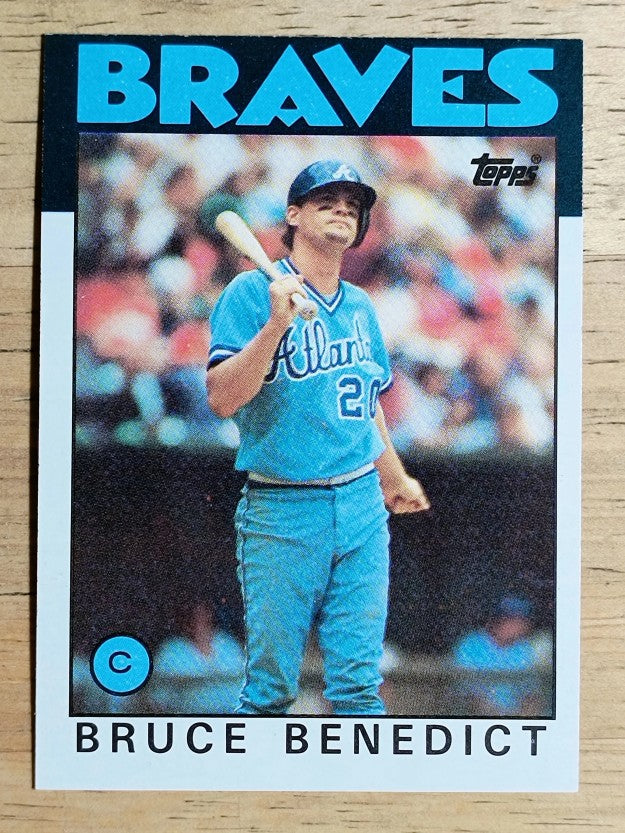 1986 Topps #78 Bruce Benedict