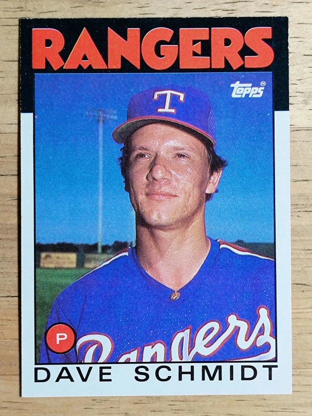 1986 Topps #79 Dave Schmidt
