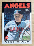 1986 Topps #81 Gene Mauch MG