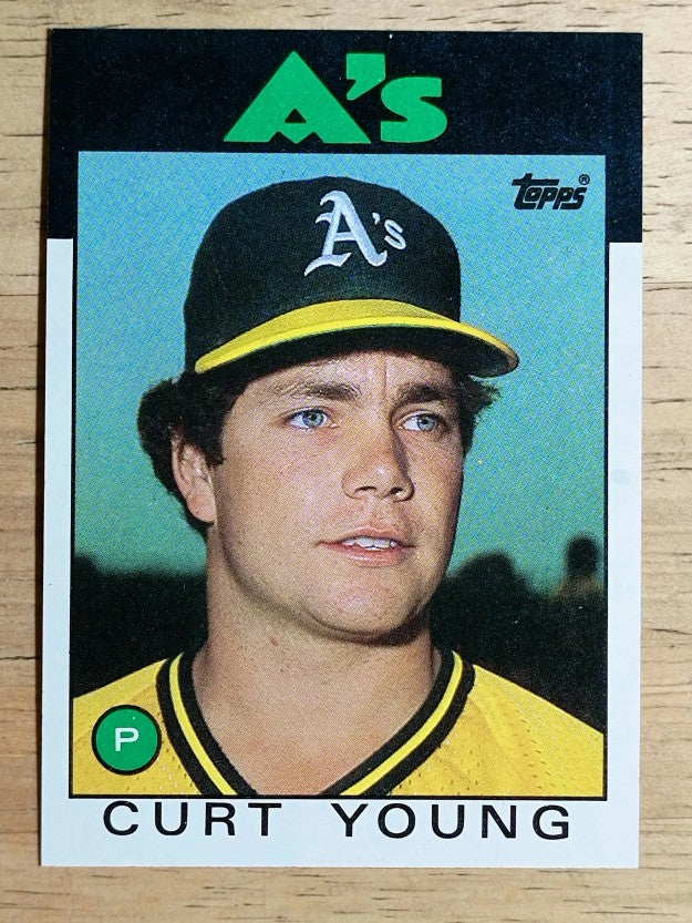 1986 Topps #84 Curt Young