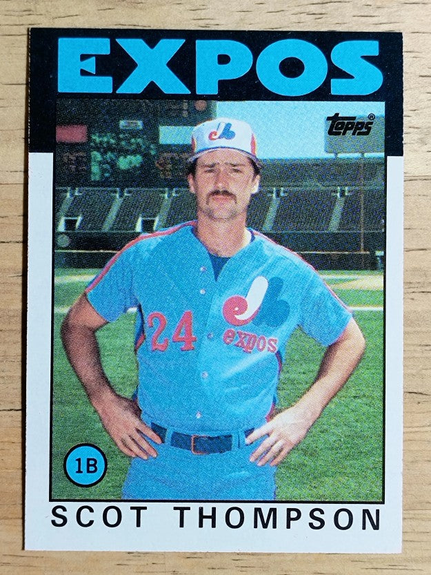 1986 Topps #93 Scot Thompson
