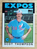 1986 Topps #93 Scot Thompson