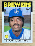 1986 Topps #106 Ray Burris