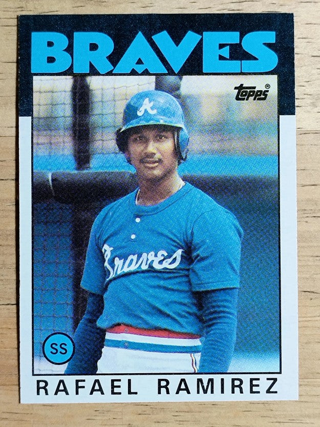 1986 Topps #107 Rafael Ramirez