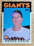 1986 Topps #111 Roger Craig MG