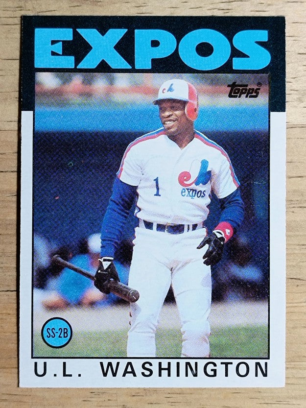 1986 Topps #113 U.L. Washington