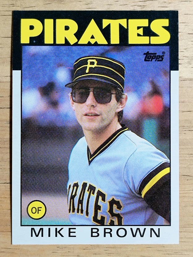 1986 Topps #114 Mike C. Brown