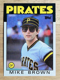 1986 Topps #114 Mike C. Brown