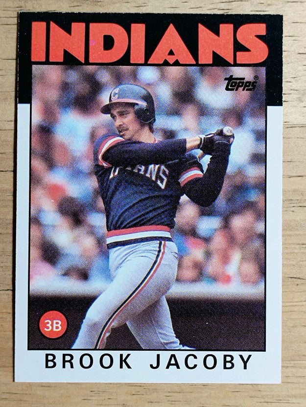 1986 Topps #116 Brook Jacoby