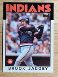 1986 Topps #116 Brook Jacoby