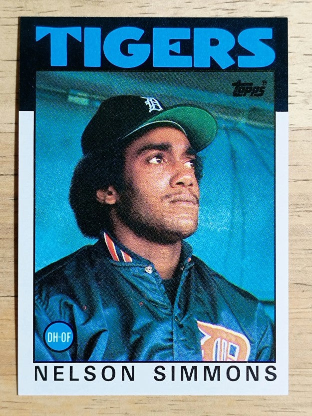 1986 Topps #121 Nelson Simmons