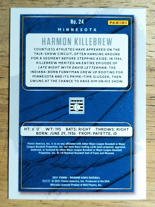 2021 Diamond Kings #24 Harmon Killebrew