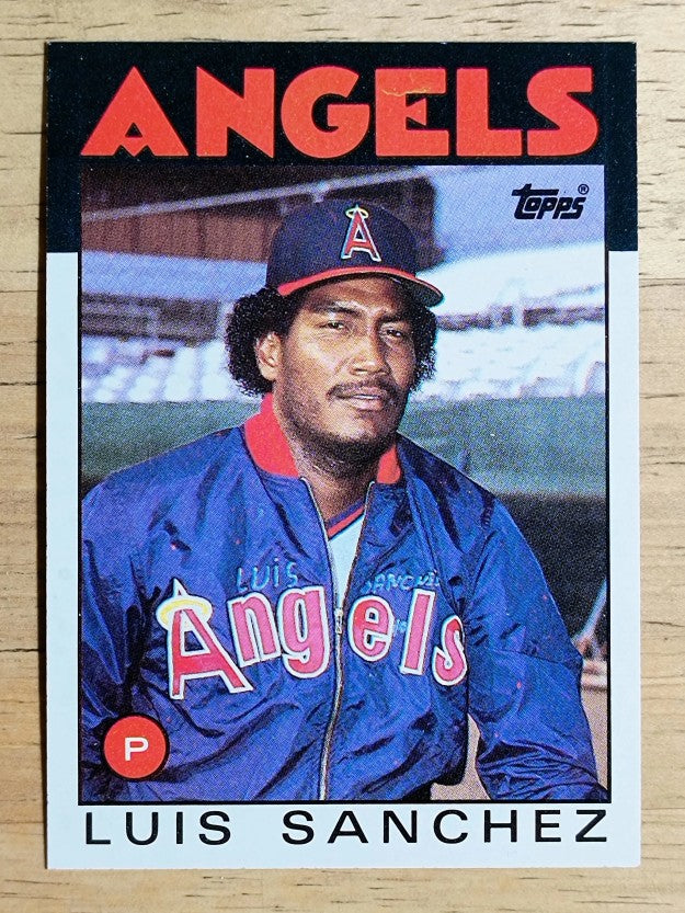 1986 Topps #124 Luis Sanchez