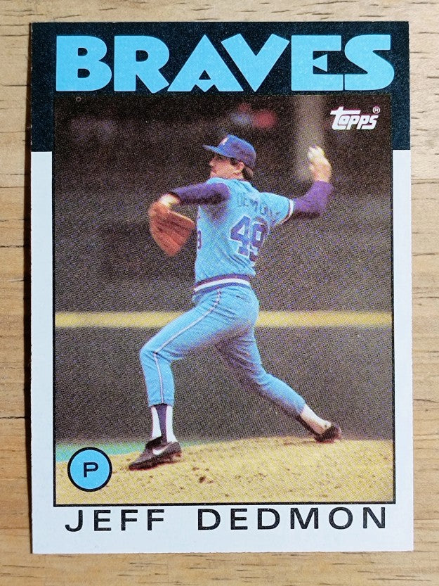 1986 Topps #129 Jeff Dedmon