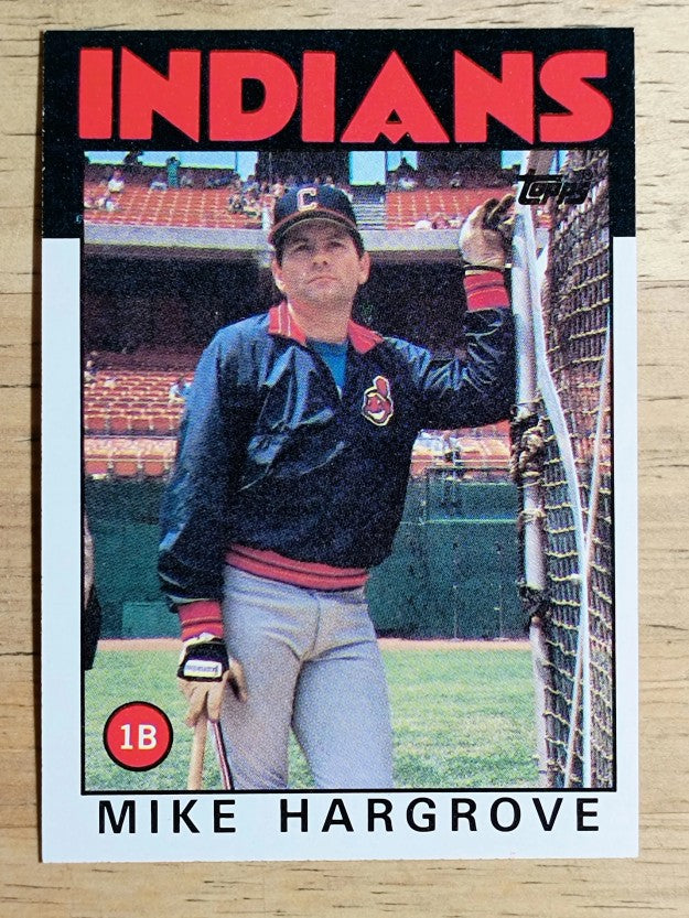 1986 Topps #136 Mike Hargrove