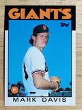 1986 Topps #138 Mark Davis