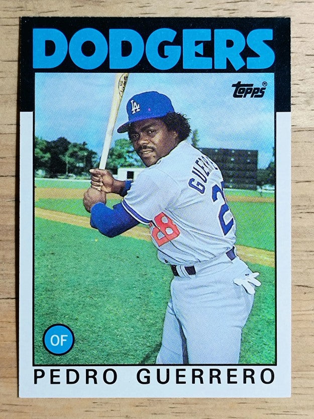1986 Topps #145 Pedro Guerrero