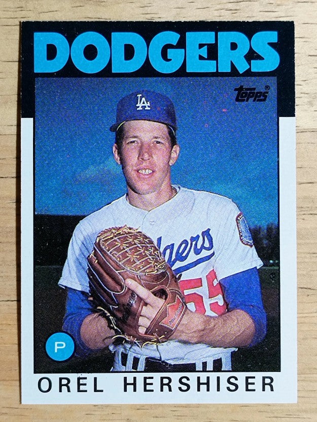 1986 Topps #159 Orel Hershiser