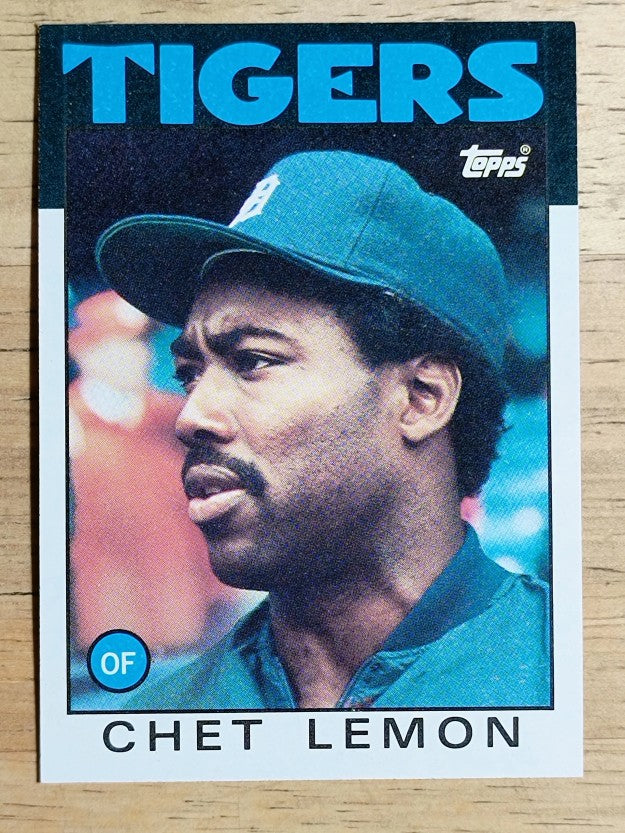 1986 Topps #160 Chet Lemon