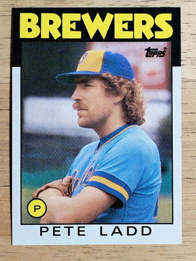 1986 Topps #163 Pete Ladd