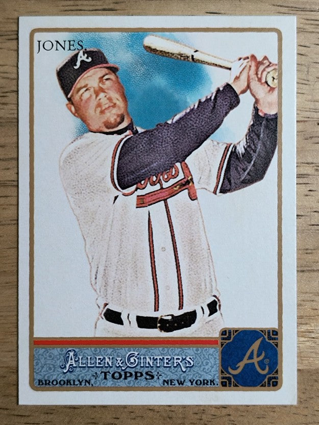 2011 Topps Allen and Ginter #53 Chipper Jones