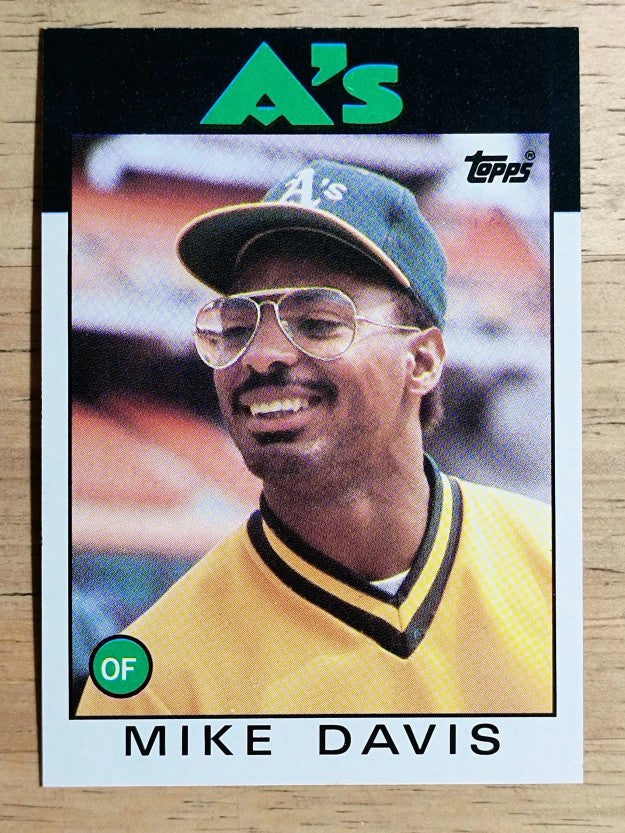 1986 Topps #165 Mike Davis
