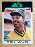 1986 Topps #165 Mike Davis
