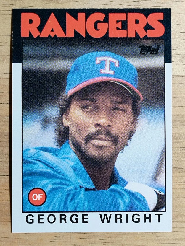 1986 Topps #169 George Wright
