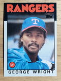 1986 Topps #169 George Wright