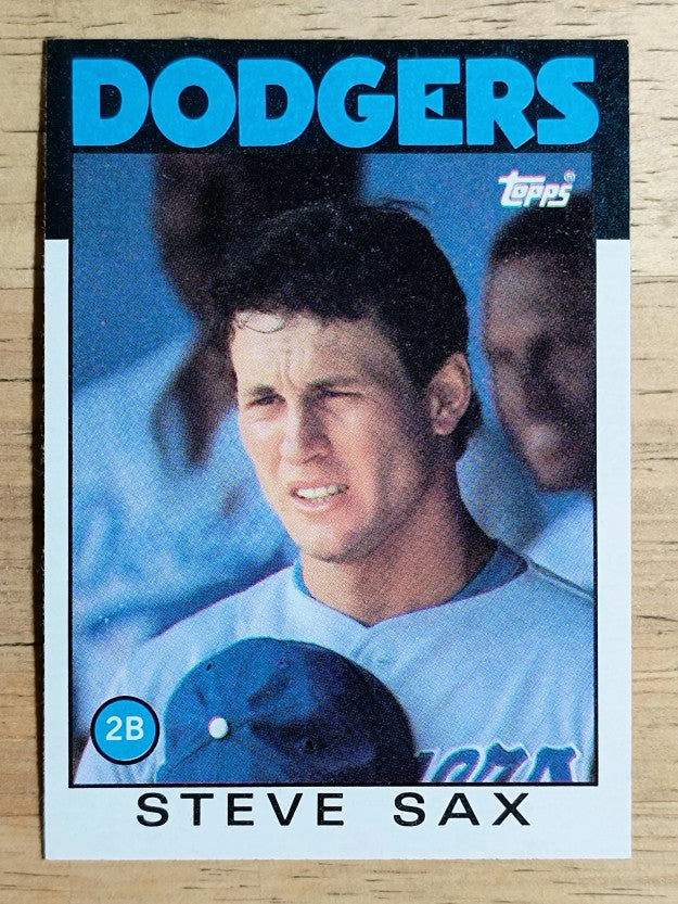 1986 Topps #175 Steve Sax