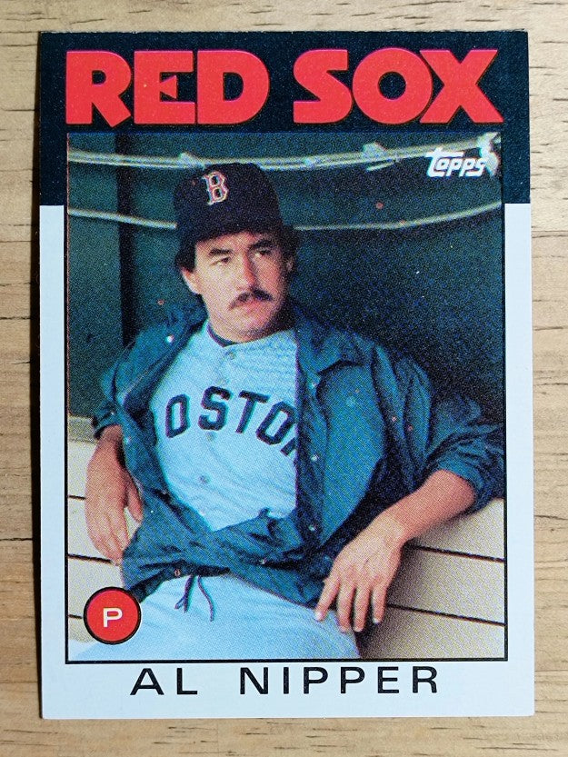 1986 Topps #181 Al Nipper