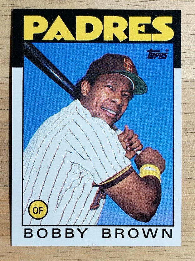 1986 Topps #182 Bobby Brown