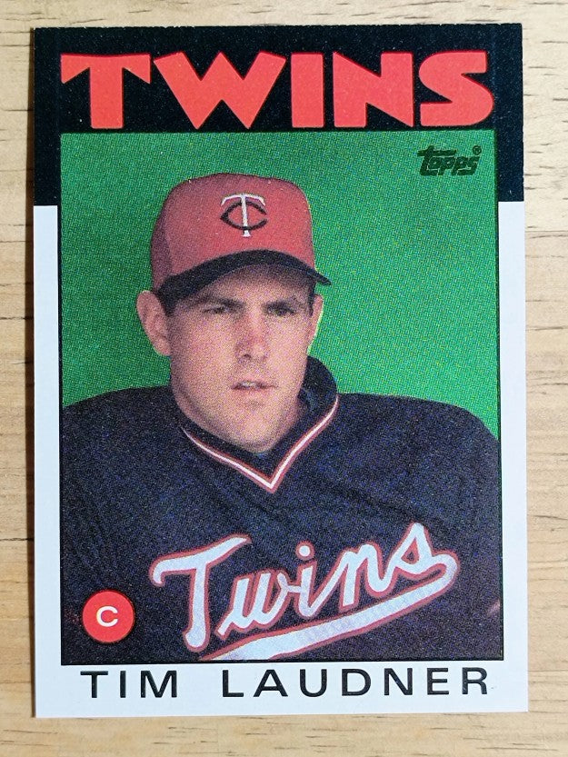 1986 Topps #184 Tim Laudner