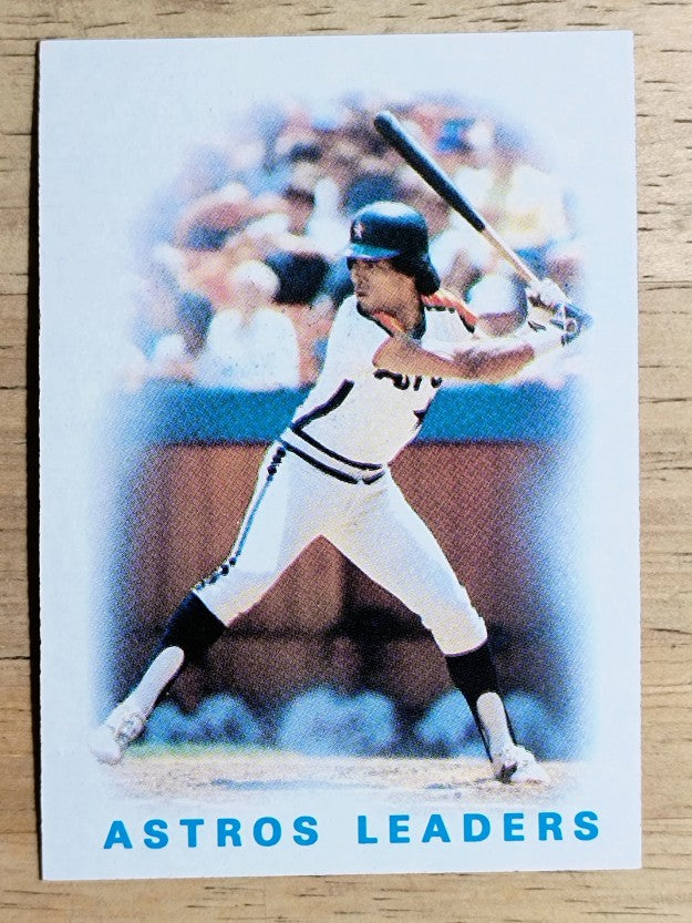 1986 Topps #186 Astros Leaders/Jose Cruz